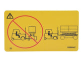 102894 Decal, Caution Fork | Skyjack